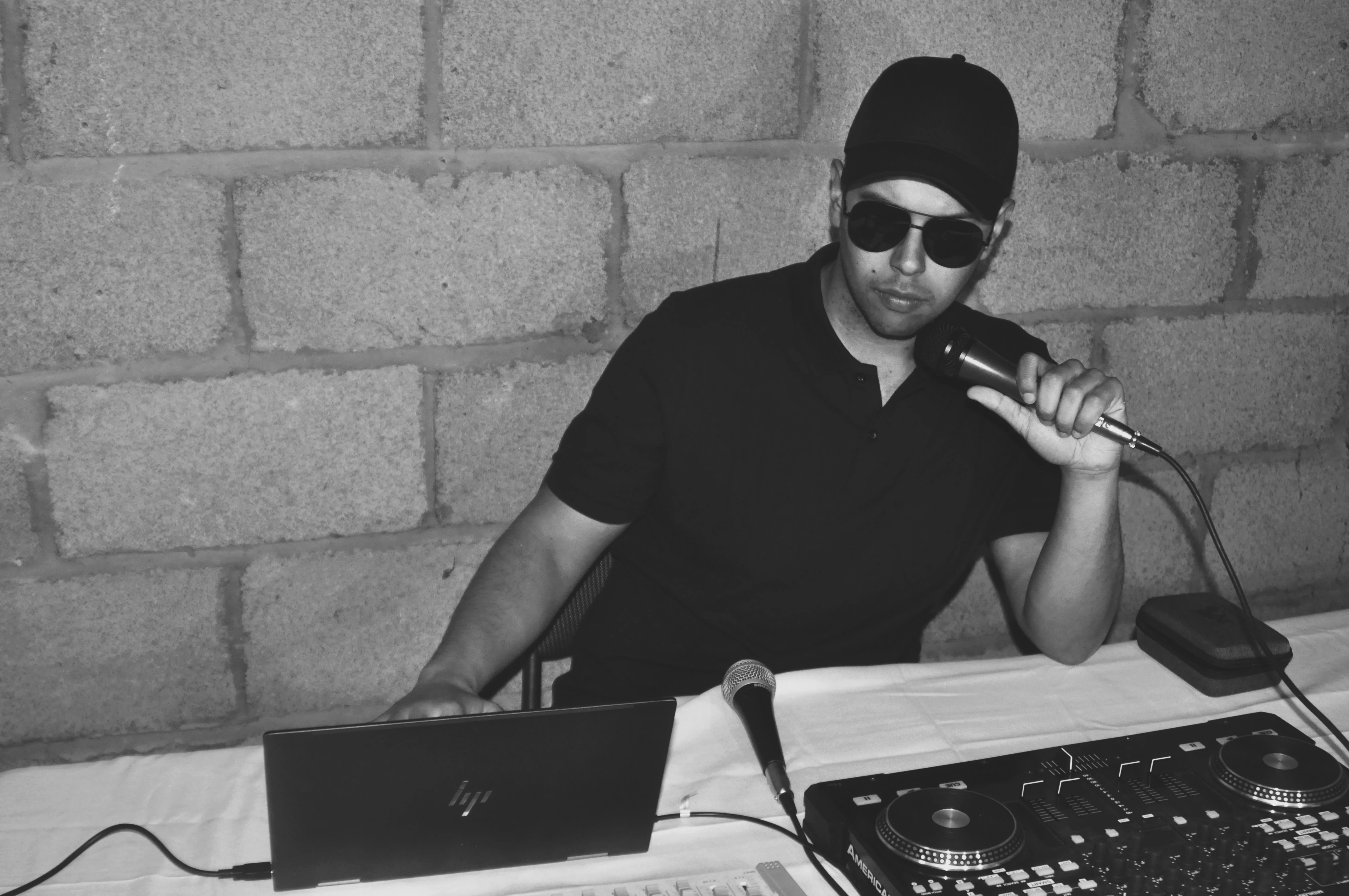 DJ performance at an event